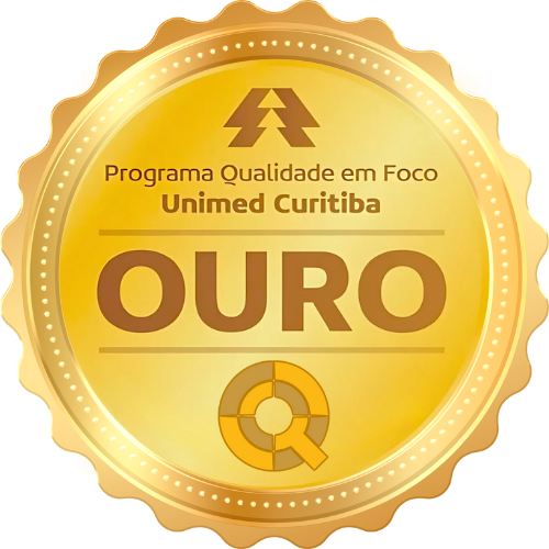 Selo Ouro Qualidade em foco